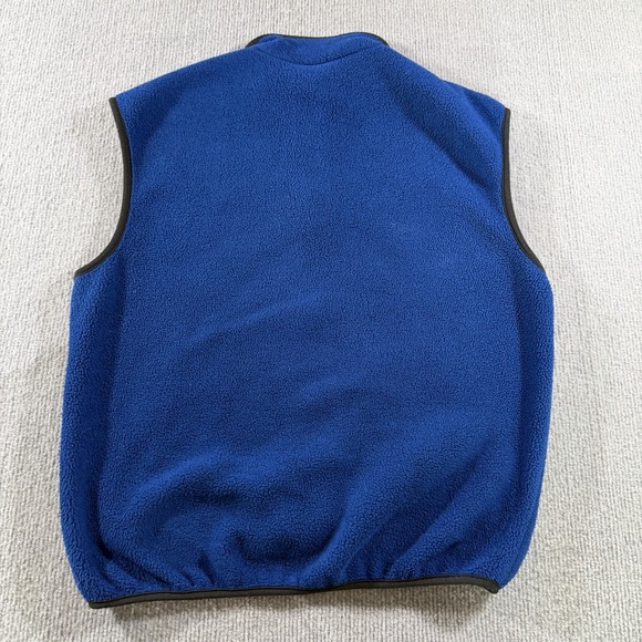 Vtg The North Face TNF Fleece‎ Mens Vest Medium Blue Full Zip 90's Hiking - Picture 5 of 7
